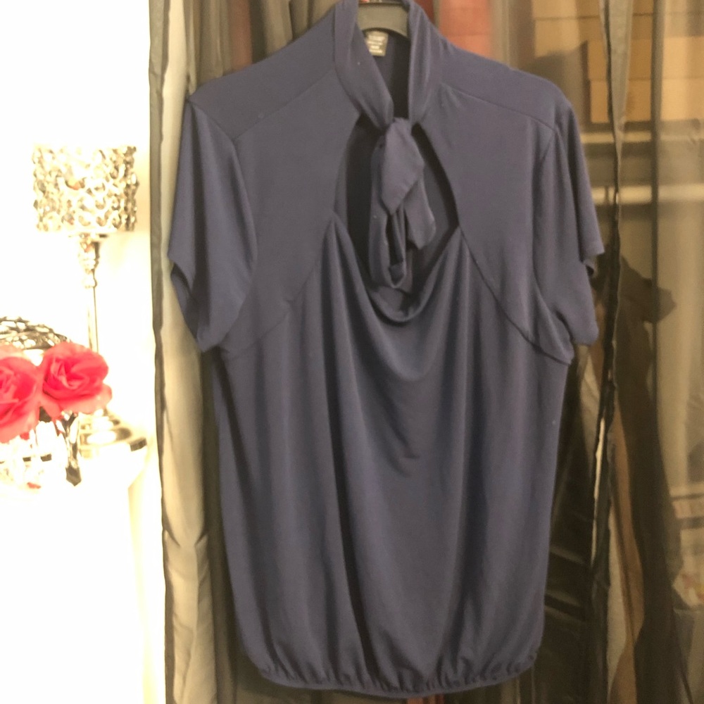 Navy blue blouse